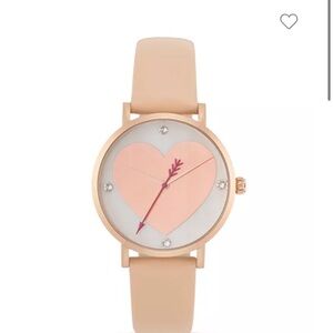 Kate Spade Heart Watch Rose Gold Plated